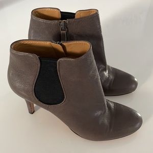 (2/$30) Nine West Leather Ankle Boots - 8.5